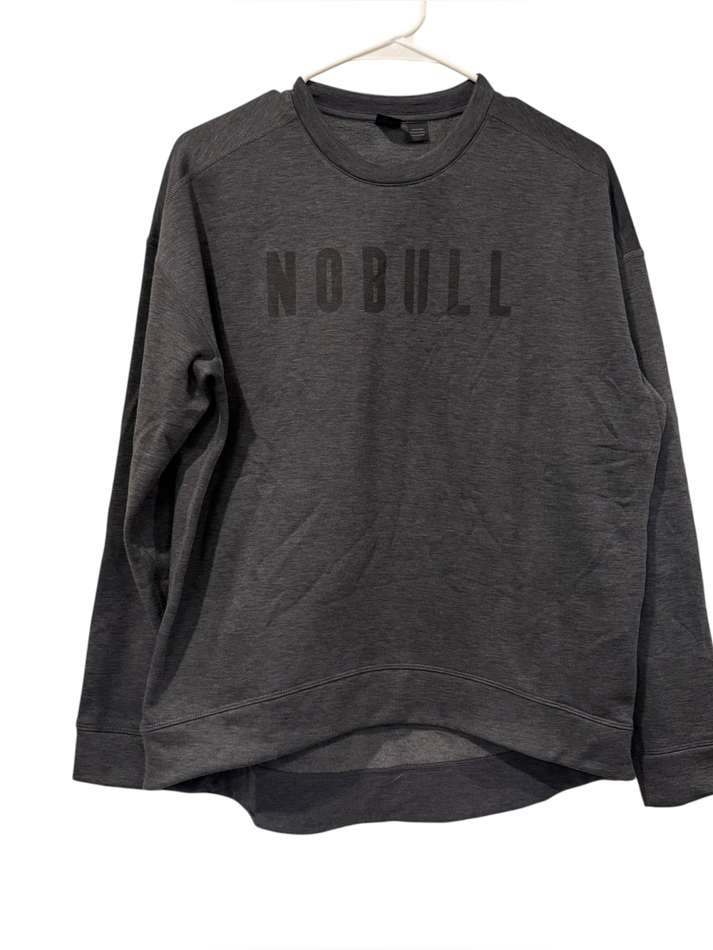 NOBULL Dark Charcoal Crewneck Sweatshirt Womens S